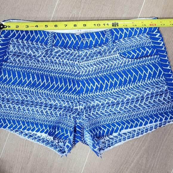 IRO Bermuda Shorts in Blue European Size 42 - Picture 6 of 9
